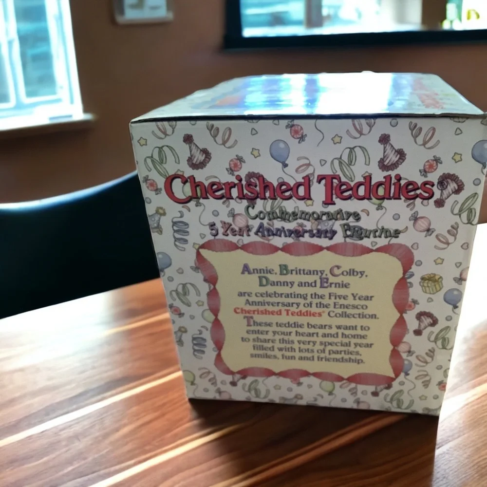 Cherished Teddies ~ 5 Years Anniversary Figurine